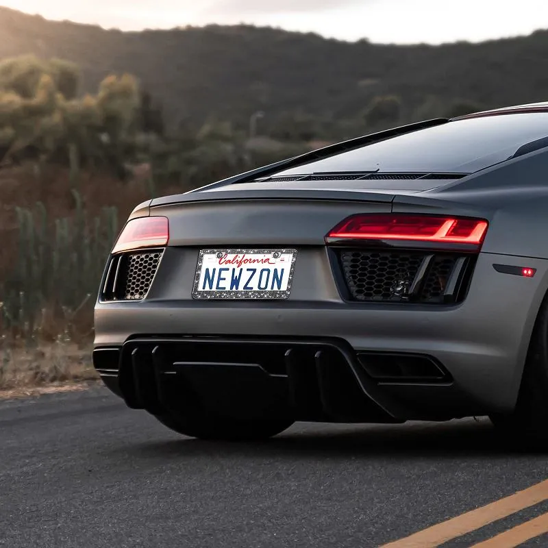 Attraente cornice per targa con bandiera americana