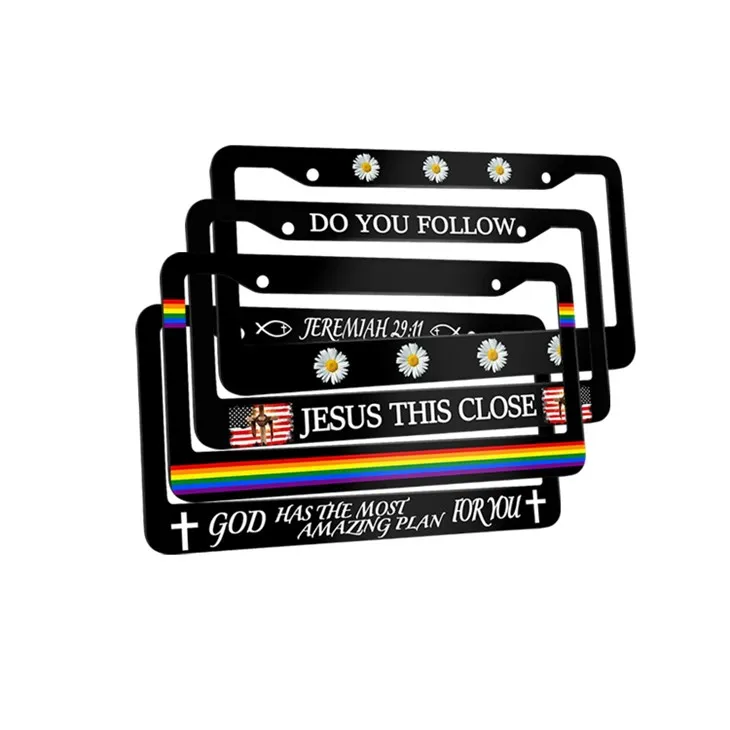 Telaio per targhe standard per auto americane