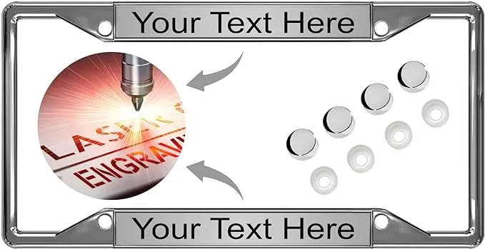 Cornice targa con testo in stile classico